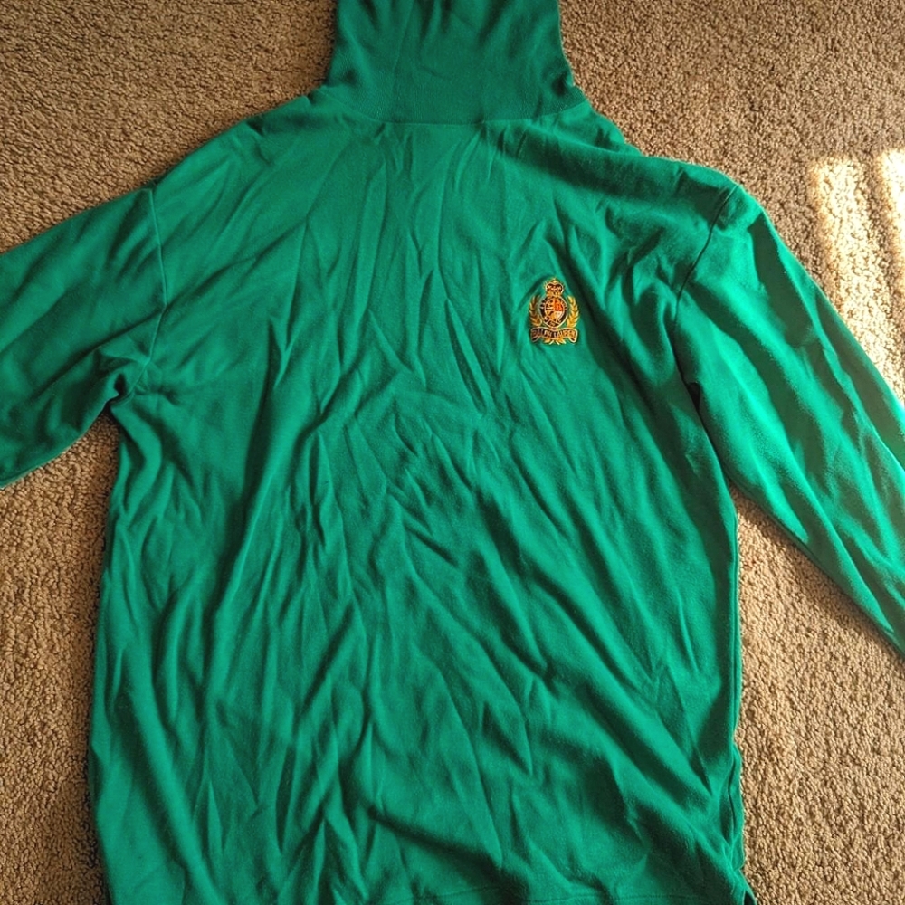 Green Ralph Lauren turtleneck long sleeve Size: S